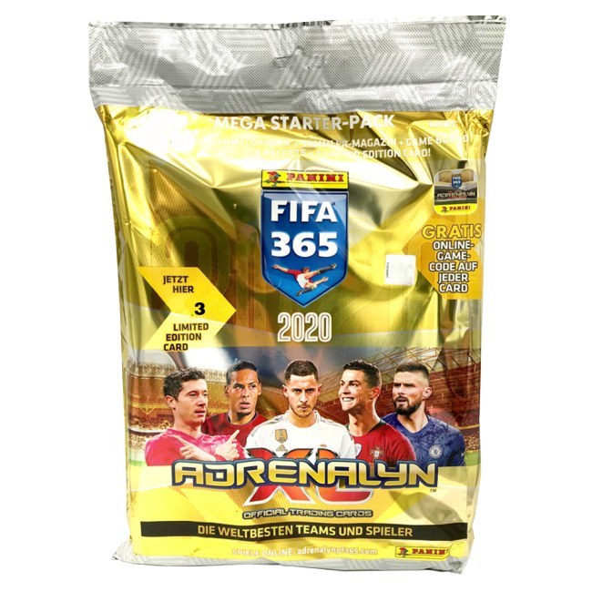 Mega Starter Pack fotbalových kartiček Panini Adrenalyn XL Fifa 365 - 2020 - Fans shop Kartičky