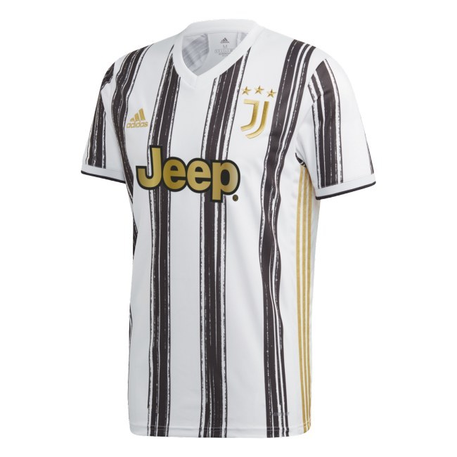 Adidas Juventus FC domácí 2020/2021 bílá/černá/zlatá UK M - Výprodej Fans shop Oblečení