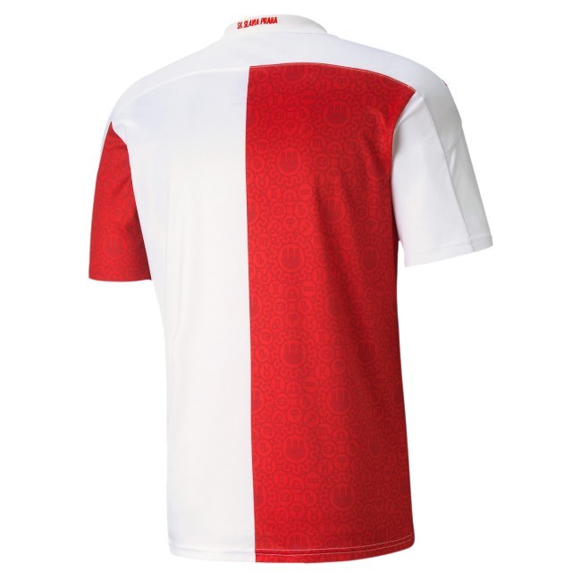 Puma SK Slavia Praha domácí 2020/2021 červená/bílá UK M - Výprodej Fans shop Oblečení