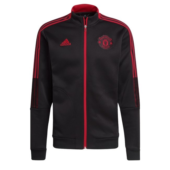 Adidas Manchester United FC Tiro Anthem černá/červená UK XXL - Manchester United Oblečení