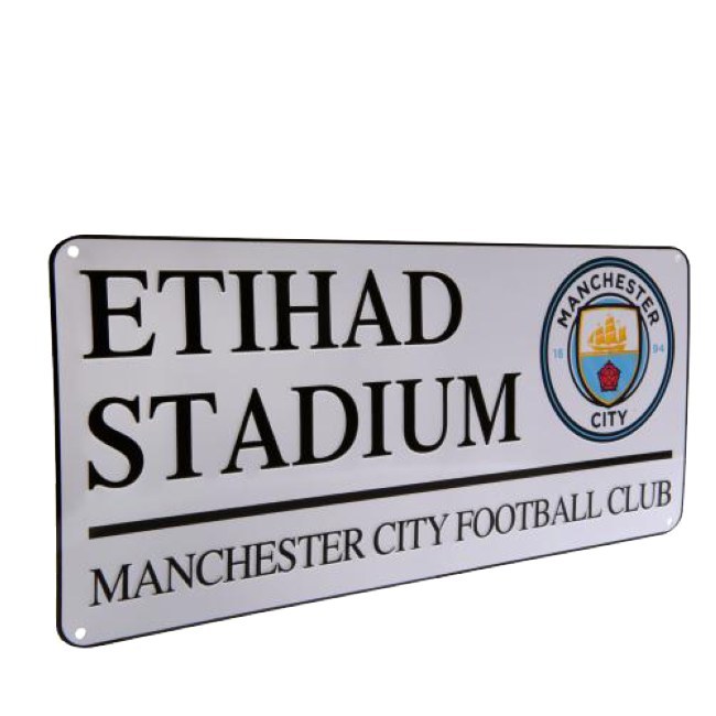 Cedule Manchester City FC Etihad Stadium - Manchester City Suvenýry