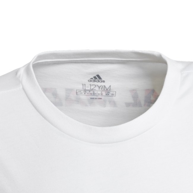 Adidas Real Madrid Graphic bílá UK Junior S - Real Madrid Oblečení