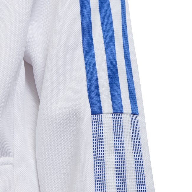Adidas Real Madrid Tiro Anthem bílá/modrá/oranžová UK Junior M - Real Madrid Oblečení