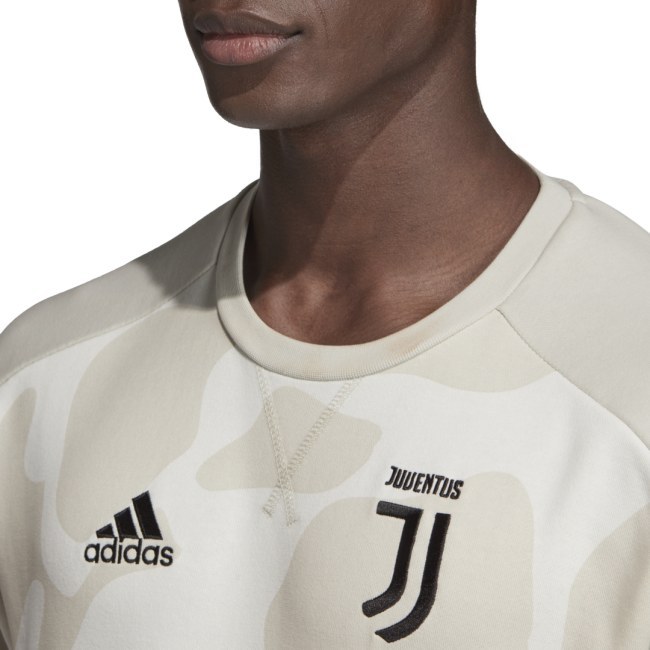 Adidas Juventus FC SSP Crew Sweat béžová UK S - Výprodej Fans shop Oblečení