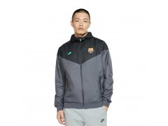 Nike FC Barcelona Windrunner šedá/černá UK S