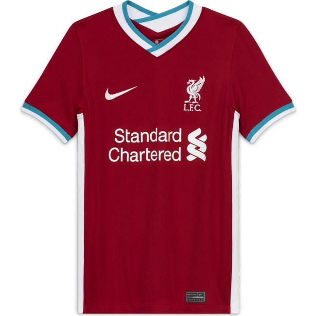 Nike Liverpool FC domácí 2020/2021 červená UK Junior XS - Výprodej Fans shop Oblečení