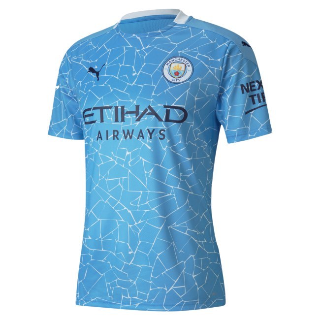 Puma Manchester City FC domácí 2020/2021 světle modrá UK XXL - Výprodej Fans shop Oblečení