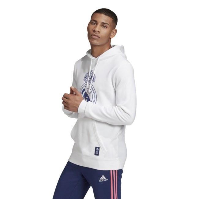 Adidas Real Madrid DNA Graphic bílá/tmavě modrá UK M - Real Madrid Oblečení