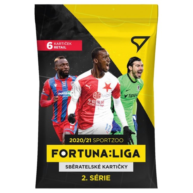 Retail balíček fotbalových kartiček SportZoo Fortuna Liga 2020/2021 Serie 2 - Kartičky