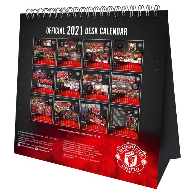 Stolní kalendář Manchester United FC 2021