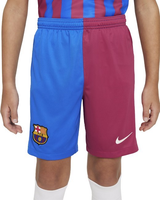 Nike FC Barcelona domácí 2021/2022 modrá/červená UK Junior M