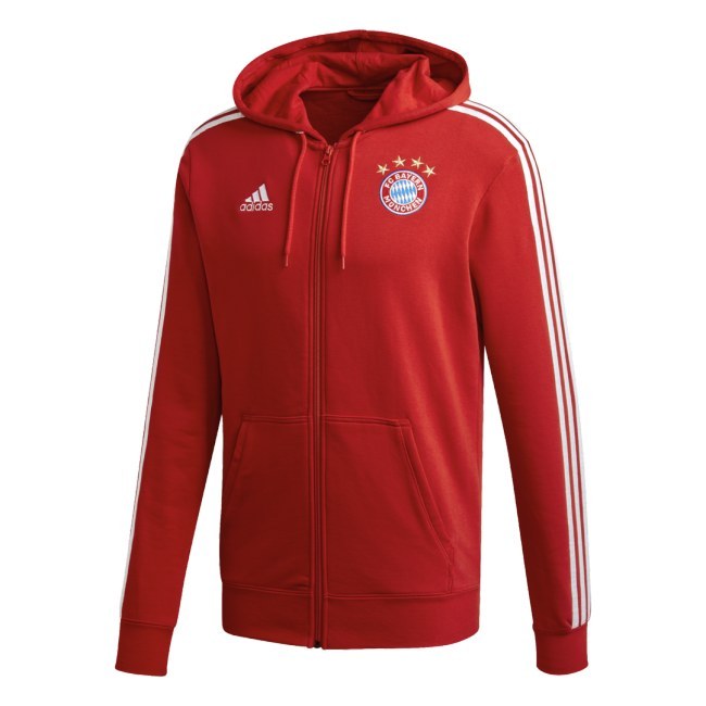 Adidas FC Bayern Mnichov 3S červená/bílá UK S