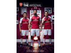 Nástěnný kalendář Arsenal FC 2018