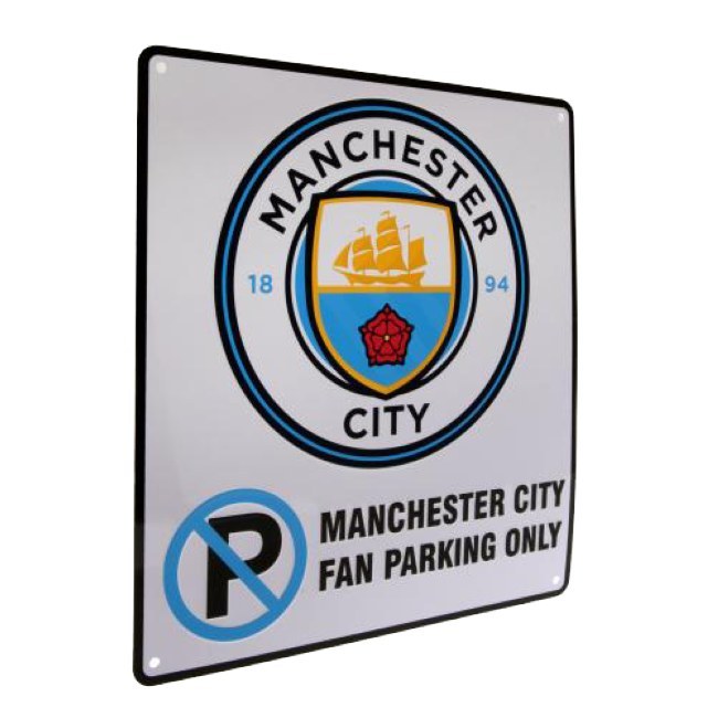 Cedule Manchester City FC Fan Parking Only