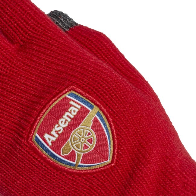 Adidas Arsenal FC červená UK S - Rukavice, čepice Čepice rukavice a šály